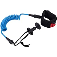 DEWIN Correa de la Tabla - Correa de Surf Bodyboard Correa de muñeca en Espiral Accesorios de Surf 5.5MM - 5ft (Color…